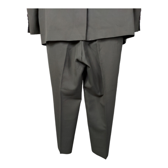 Gerald Austin London NY 40R 40/30 2 Button Green Suit Blazer Sports Coat Pants - Picture 11 of 14